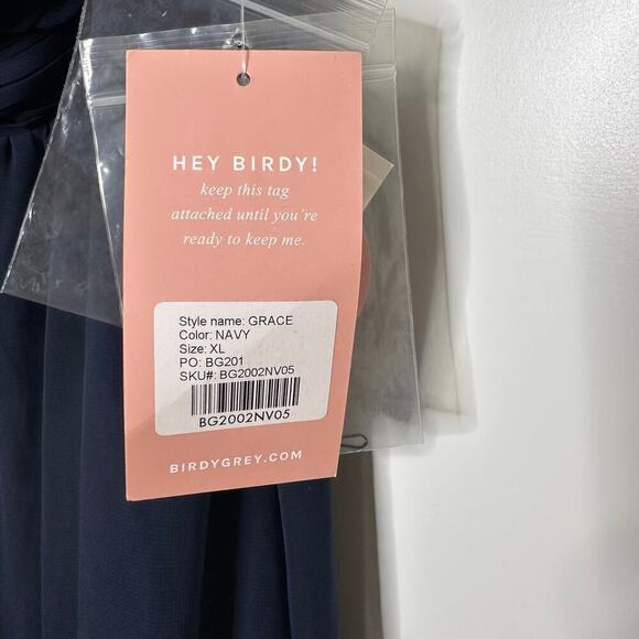 NWT Birdy Grey Grace Convertible Maxi Dress Women's Navy Size X-Large XL - Picture 6 of 8
